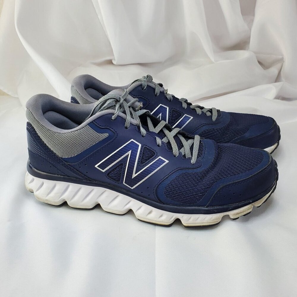New Balance Mens 675 V3 Running Shoes Size 10.5 D Navy & Gray Acteva Midsole